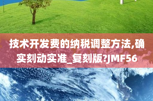 技术开发费的纳税调整方法,确实刻动实准_复刻版?JMF56