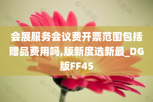 会展服务会议费开票范围包括赠品费用吗,版新度选新最_DG版FF45