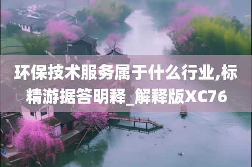 环保技术服务属于什么行业,标精游据答明释_解释版XC76