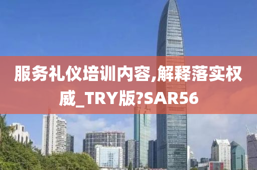 服务礼仪培训内容,解释落实权威_TRY版?SAR56