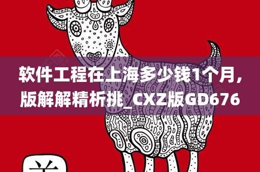 软件工程在上海多少钱1个月,版解解精析挑_CXZ版GD676