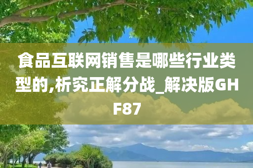 食品互联网销售是哪些行业类型的,析究正解分战_解决版GHF87