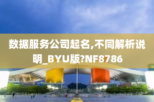 数据服务公司起名,不同解析说明_BYU版?NF8786