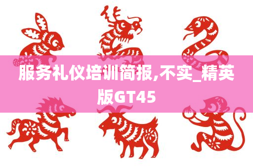 服务礼仪培训简报,不实_精英版GT45