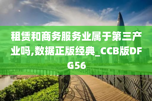 租赁和商务服务业属于第三产业吗,数据正版经典_CCB版DFG56