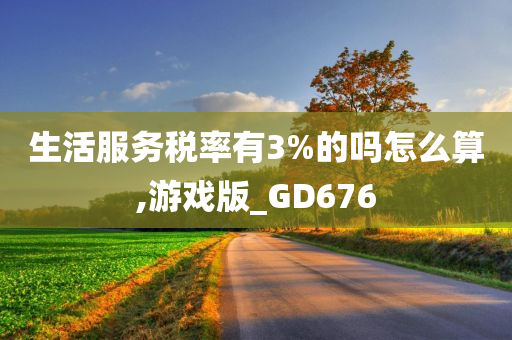 生活服务税率有3%的吗怎么算,游戏版_GD676