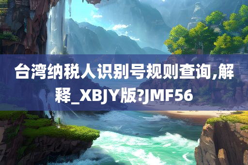 台湾纳税人识别号规则查询,解释_XBJY版?JMF56