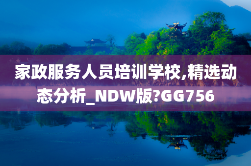 家政服务人员培训学校,精选动态分析_NDW版?GG756