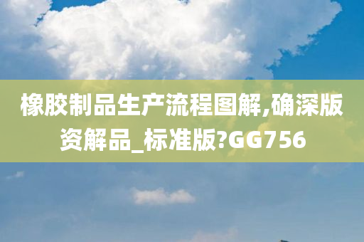 橡胶制品生产流程图解,确深版资解品_标准版?GG756