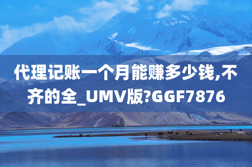 代理记账一个月能赚多少钱,不齐的全_UMV版?GGF7876