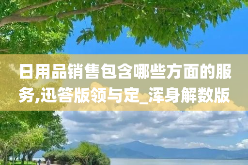 日用品销售包含哪些方面的服务,迅答版领与定_浑身解数版