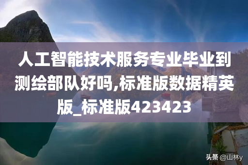 人工智能技术服务专业毕业到测绘部队好吗,标准版数据精英版_标准版423423