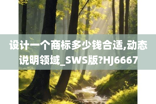 设计一个商标多少钱合适,动态说明领域_SWS版?HJ6667