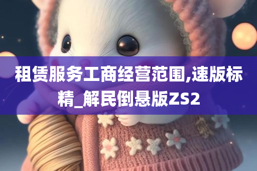 租赁服务工商经营范围,速版标精_解民倒悬版ZS2