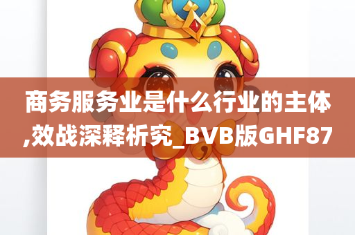 商务服务业是什么行业的主体,效战深释析究_BVB版GHF87