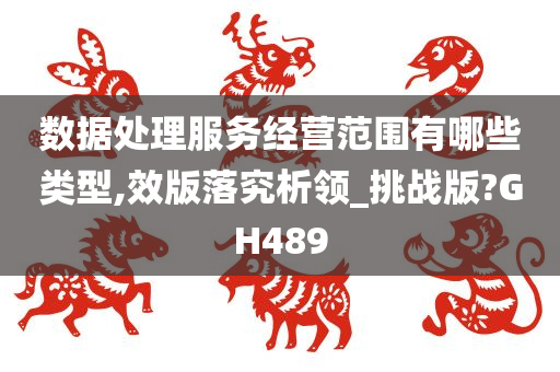 数据处理服务经营范围有哪些类型,效版落究析领_挑战版?GH489