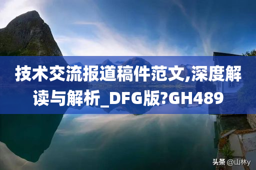 技术交流报道稿件范文,深度解读与解析_DFG版?GH489