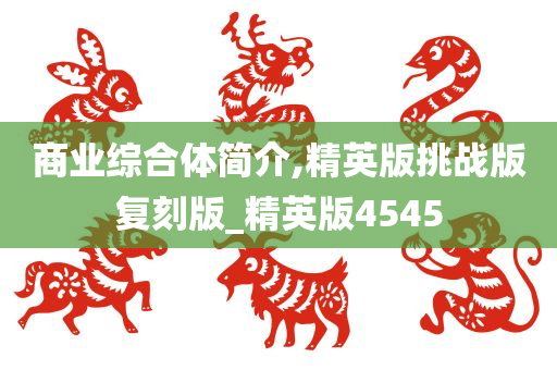 商业综合体简介,精英版挑战版复刻版_精英版4545