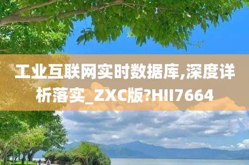 工业互联网实时数据库,深度详析落实_ZXC版?HII7664