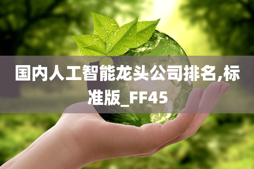 国内人工智能龙头公司排名,标准版_FF45