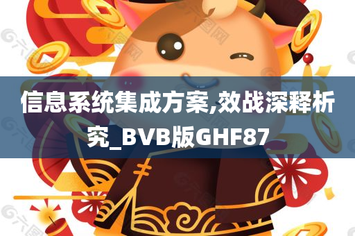 信息系统集成方案,效战深释析究_BVB版GHF87