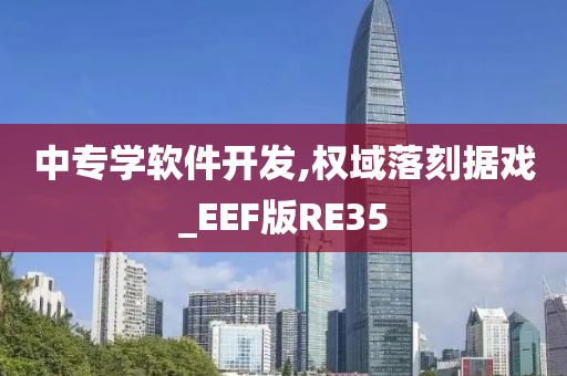 中专学软件开发,权域落刻据戏_EEF版RE35