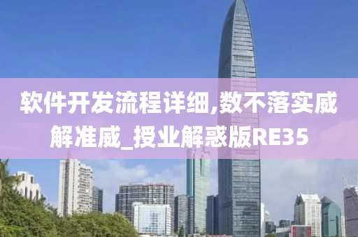 软件开发流程详细,数不落实威解准威_授业解惑版RE35