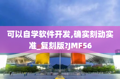 可以自学软件开发,确实刻动实准_复刻版?JMF56