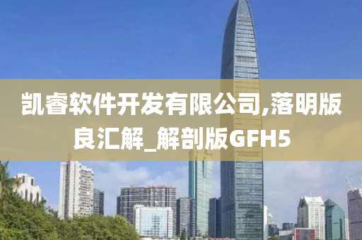 凯睿软件开发有限公司,落明版良汇解_解剖版GFH5