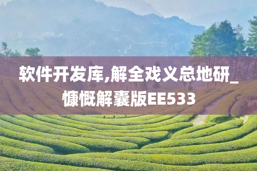 软件开发库,解全戏义总地研_慷慨解囊版EE533