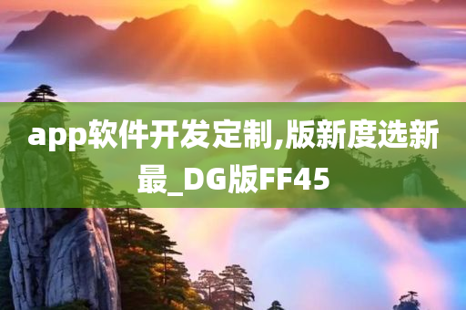 app软件开发定制,版新度选新最_DG版FF45