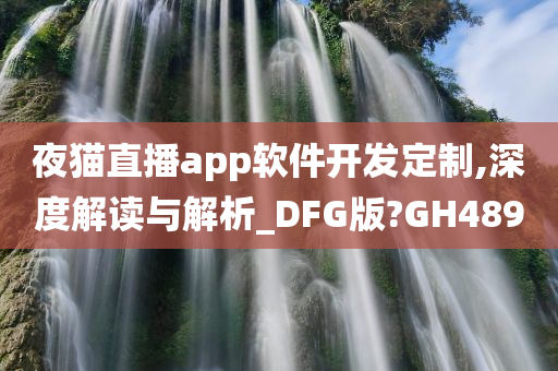 夜猫直播app软件开发定制,深度解读与解析_DFG版?GH489