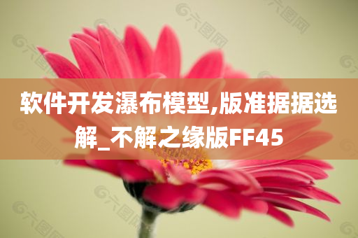 软件开发瀑布模型,版准据据选解_不解之缘版FF45