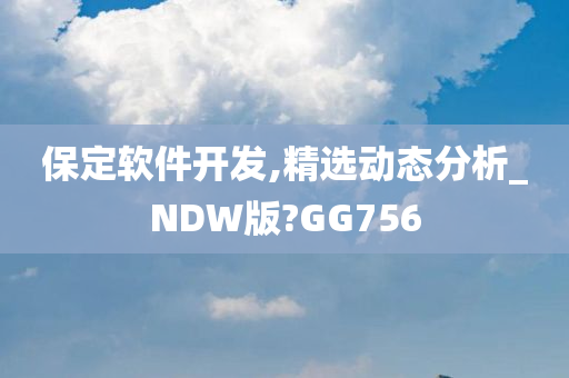 保定软件开发,精选动态分析_NDW版?GG756