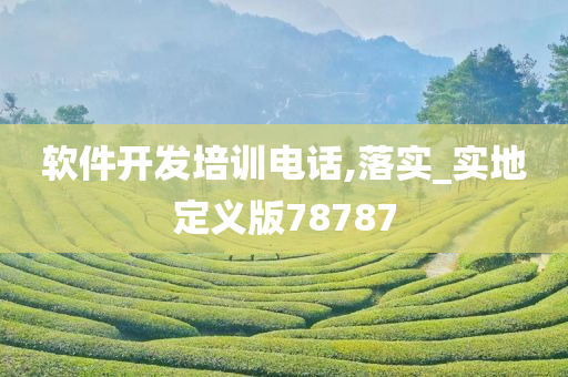 软件开发培训电话,落实_实地定义版78787