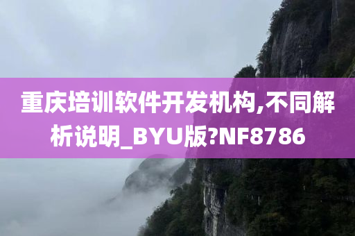 重庆培训软件开发机构,不同解析说明_BYU版?NF8786