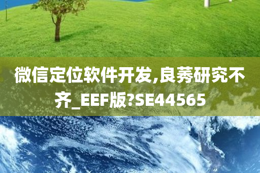 微信定位软件开发,良莠研究不齐_EEF版?SE44565