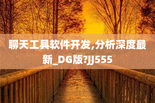 聊天工具软件开发,分析深度最新_DG版?JJ555