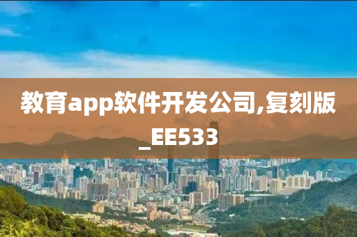 教育app软件开发公司,复刻版_EE533