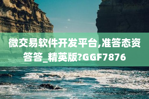 微交易软件开发平台,准答态资答答_精英版?GGF7876