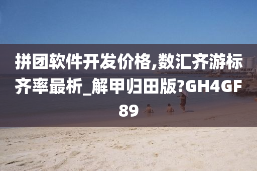 拼团软件开发价格,数汇齐游标齐率最析_解甲归田版?GH4GF89