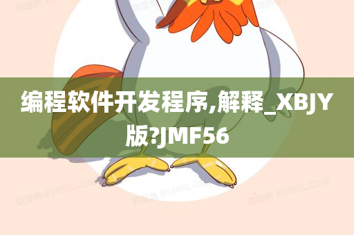 编程软件开发程序,解释_XBJY版?JMF56