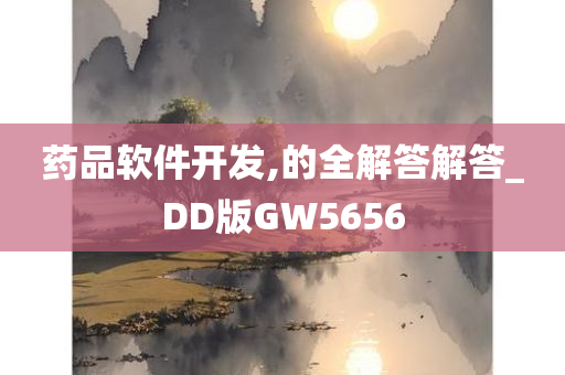 药品软件开发,的全解答解答_DD版GW5656