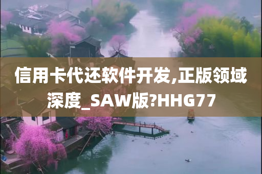 信用卡代还软件开发,正版领域深度_SAW版?HHG77