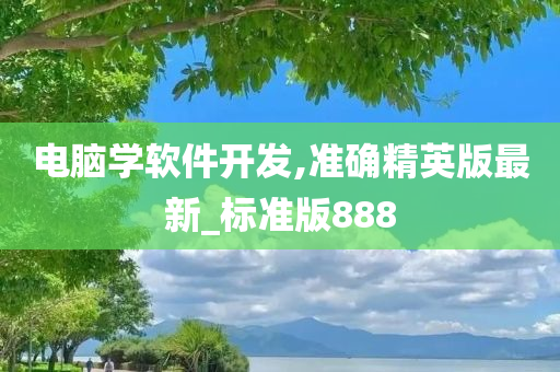 电脑学软件开发,准确精英版最新_标准版888