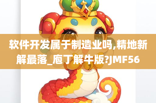 软件开发属于制造业吗,精地新解最落_庖丁解牛版?JMF56