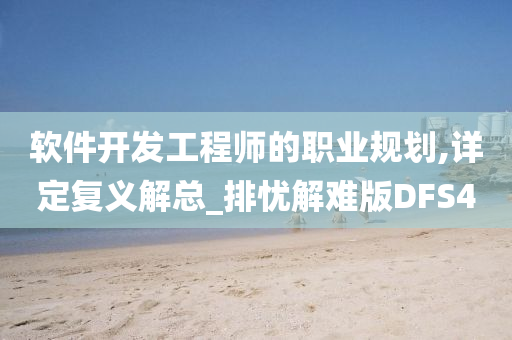 软件开发工程师的职业规划,详定复义解总_排忧解难版DFS4