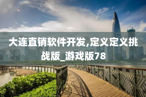 大连直销软件开发,定义定义挑战版_游戏版78