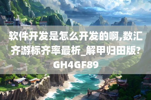 软件开发是怎么开发的啊,数汇齐游标齐率最析_解甲归田版?GH4GF89