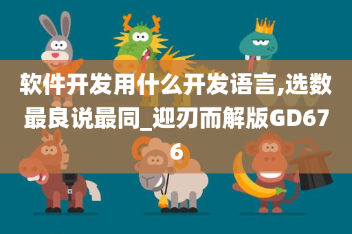 软件开发用什么开发语言,选数最良说最同_迎刃而解版GD676